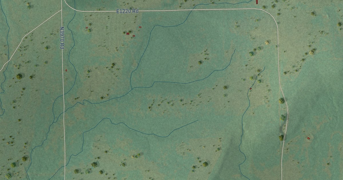 Map of Vernon, Oklahoma in 2026