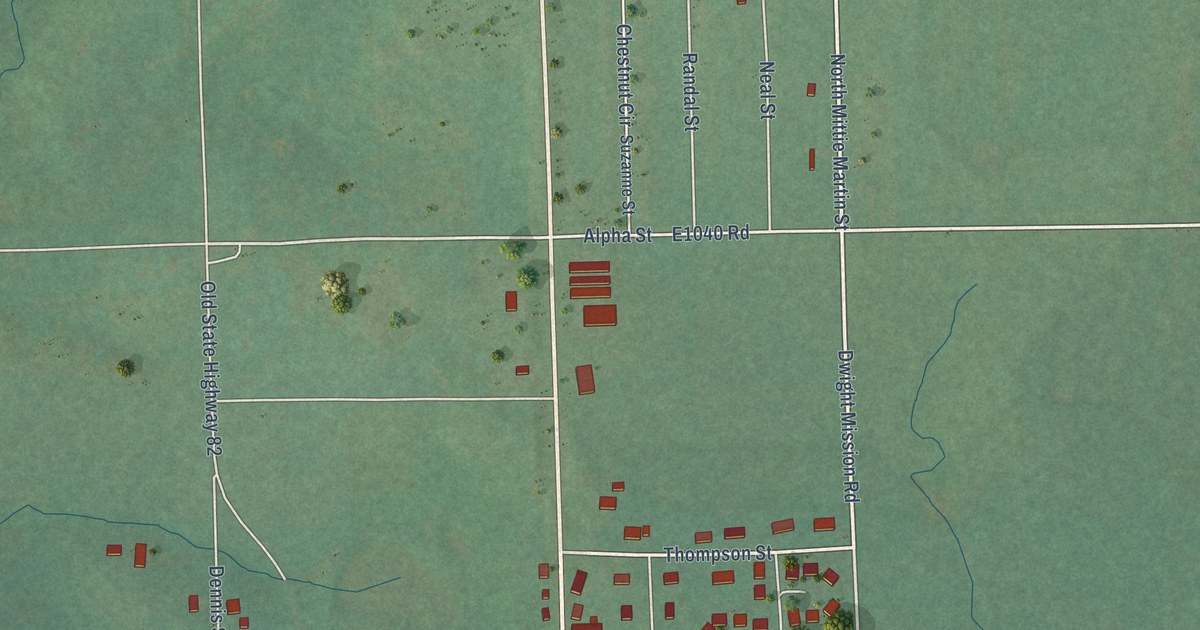 Map of Vian, Oklahoma in 2026