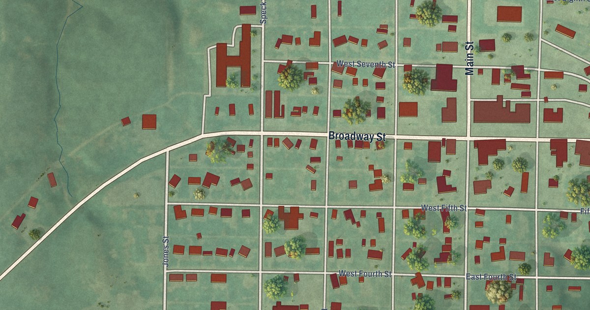 Map of Vici, Oklahoma in 2026