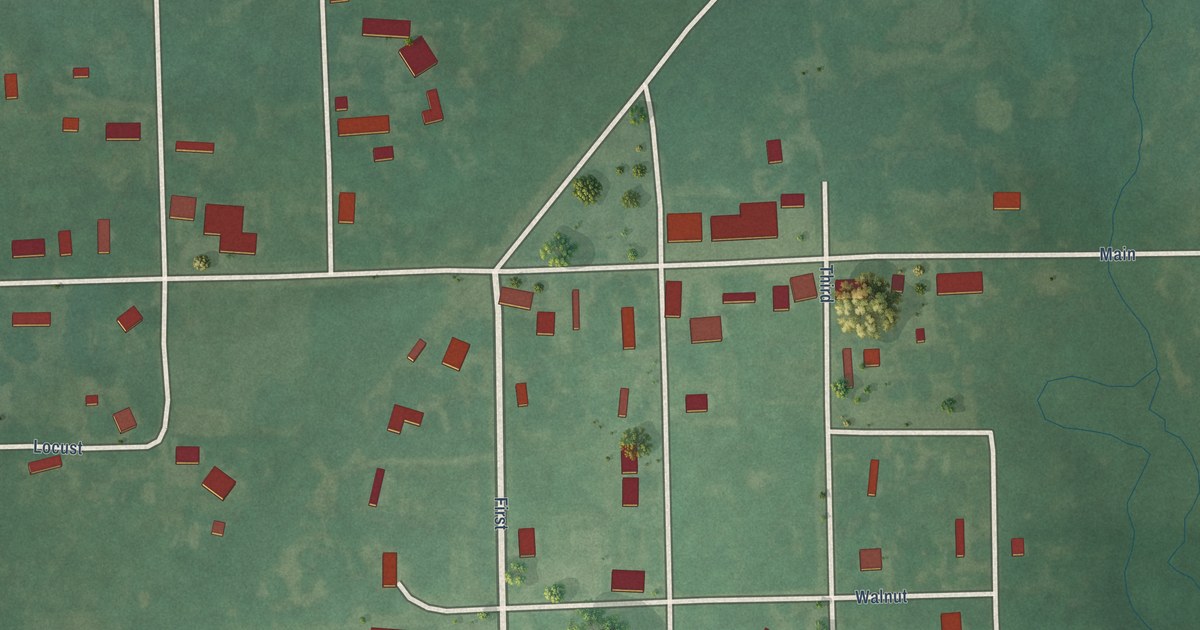 Map of Wainwright, Oklahoma in 2026