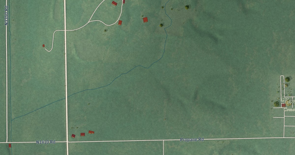 Map of Wanette, Oklahoma in 2026