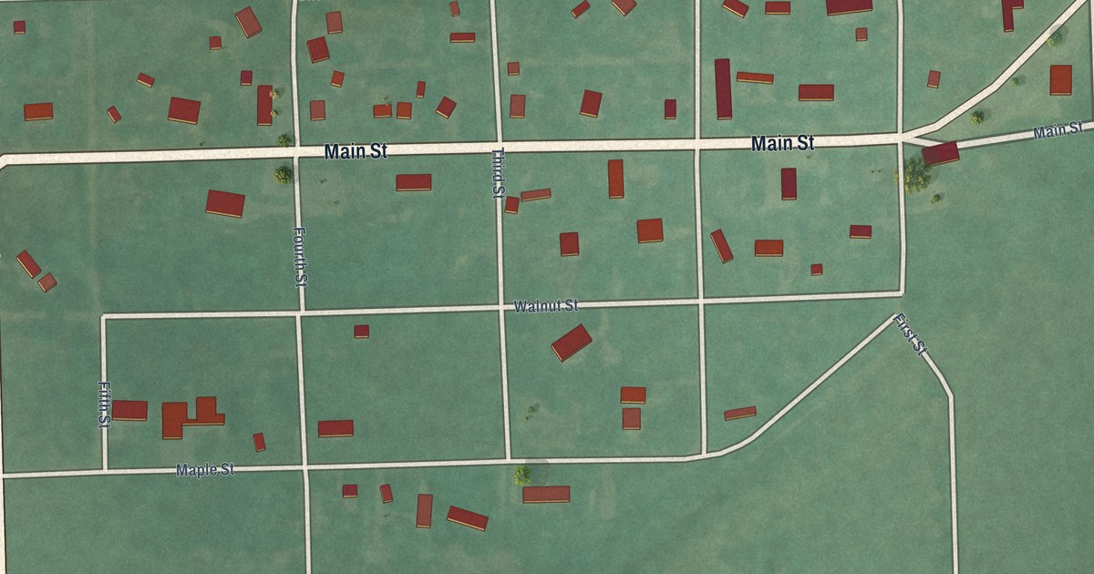 Map of Wann, Oklahoma in 2026