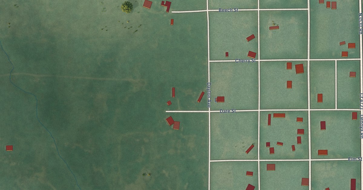 Map of Webb City, Oklahoma in 2026