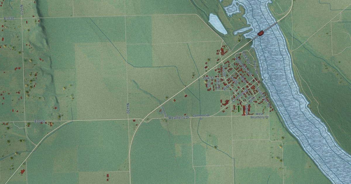 Map of Webbers Falls, Oklahoma in 2026