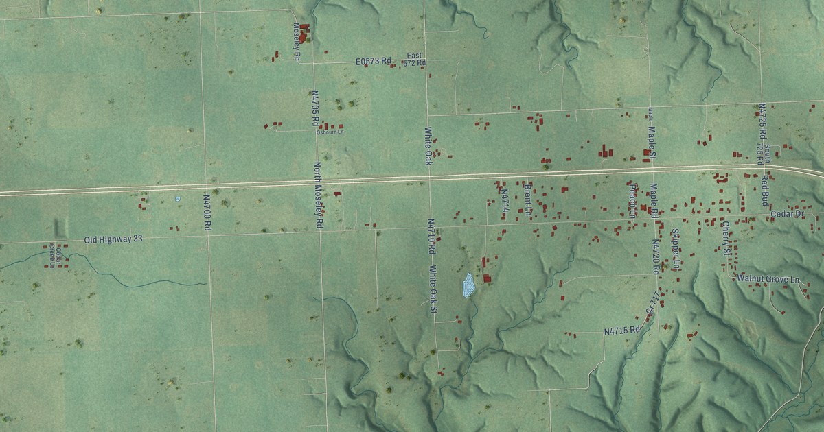 Map of West Siloam Springs, Oklahoma in 2026