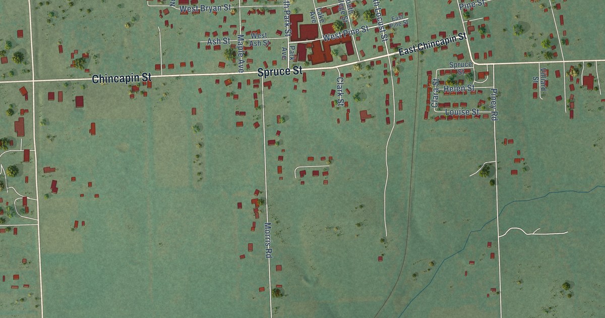 Map of Westville, Oklahoma in 2026