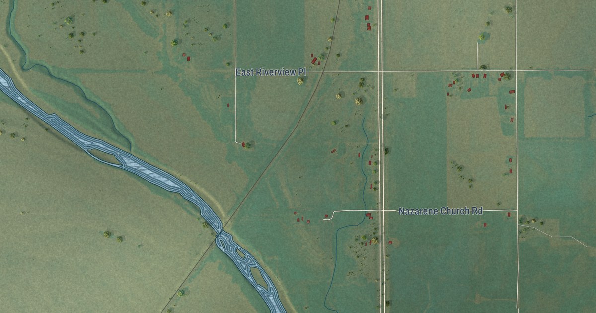 Map of White Eagle, Oklahoma in 2026