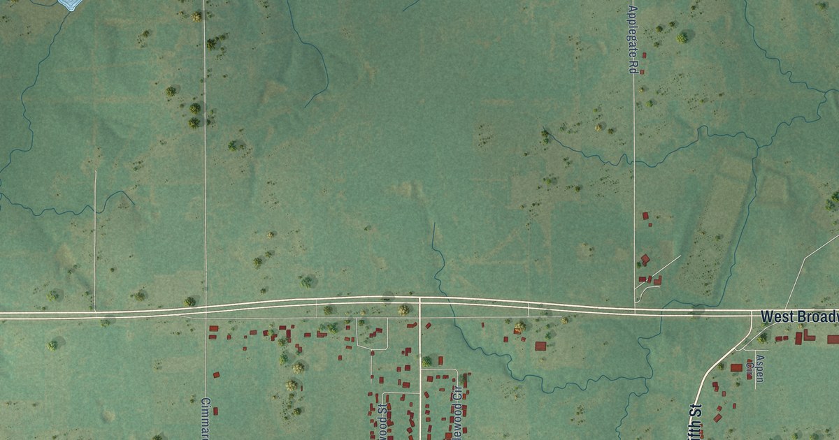 Map of Wilson, Oklahoma in 2026