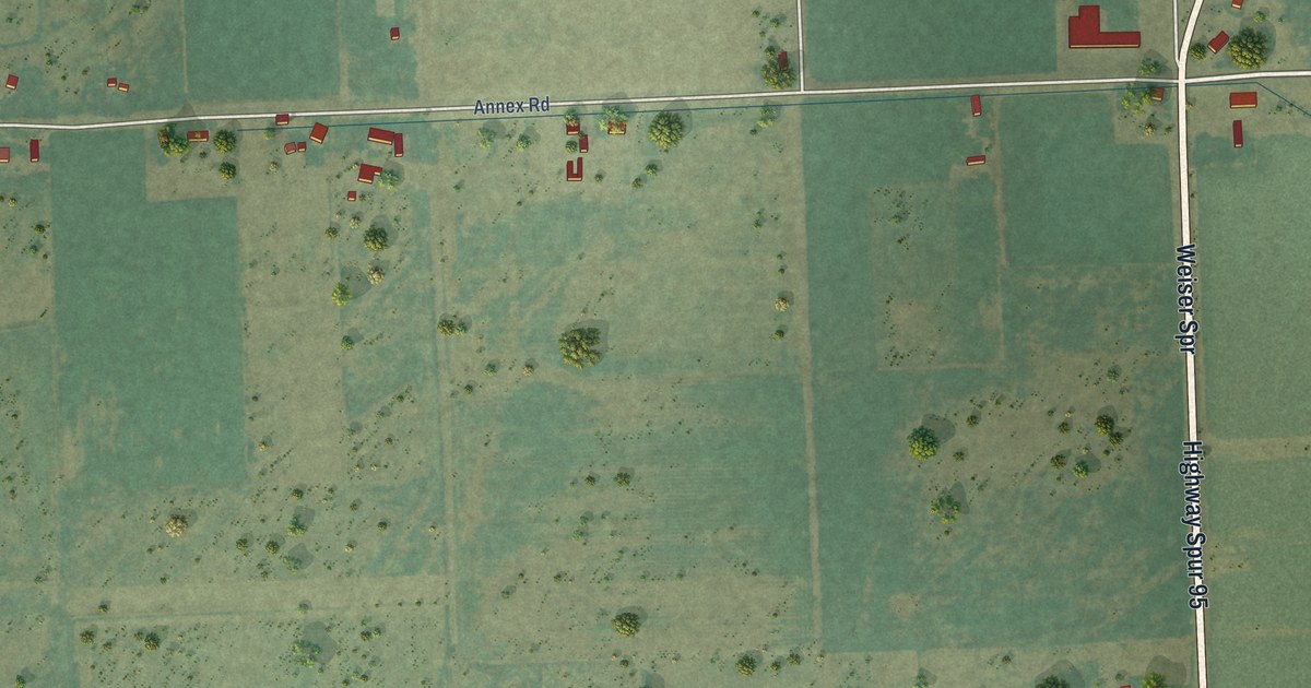 Map of Annex, Oregon in 2026