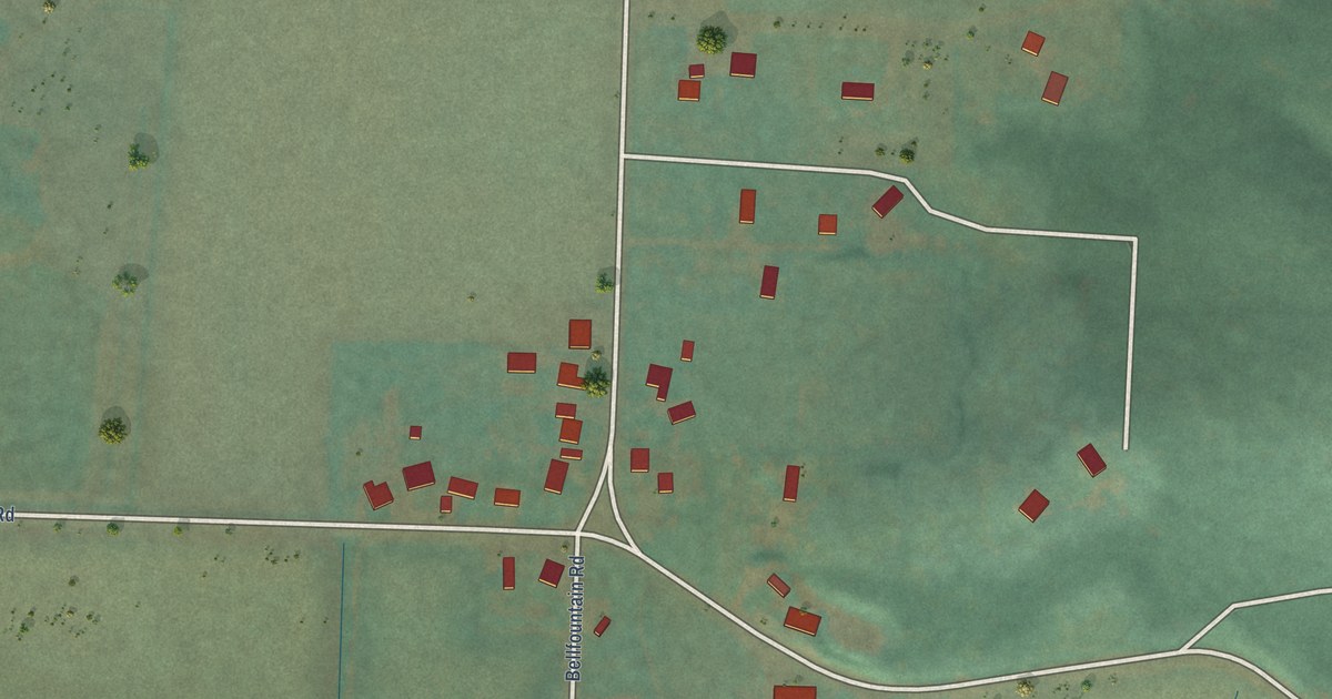 Map of Bellfountain, Oregon in 2026