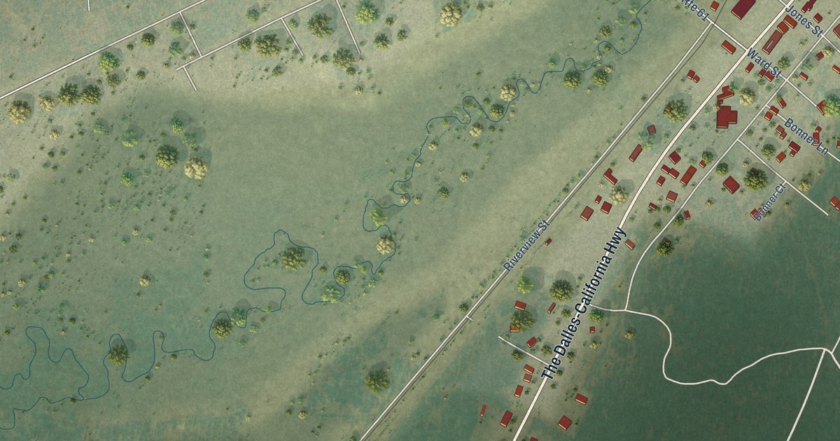 Map of Crescent, Oregon in 2026