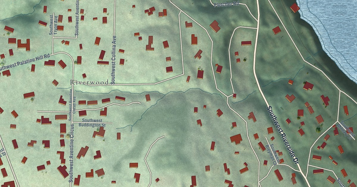 Map of Dunthorpe, Oregon in 2026