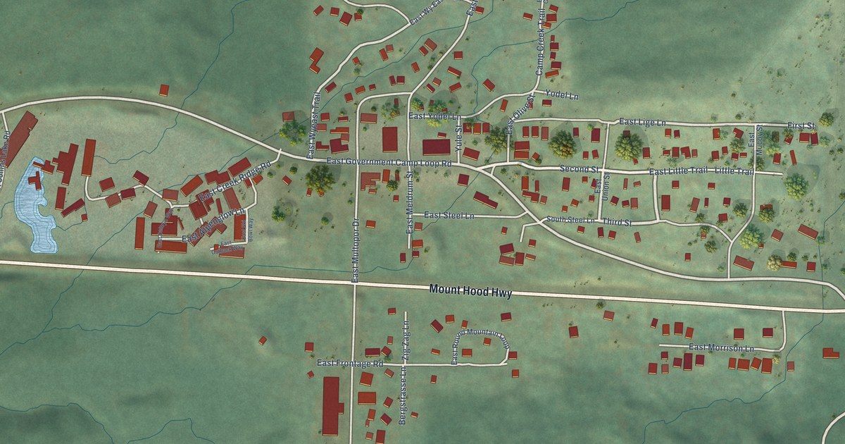Map of Government Camp, Oregon in 2026