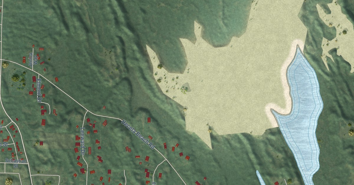 Map of Heceta Beach, Oregon in 2026