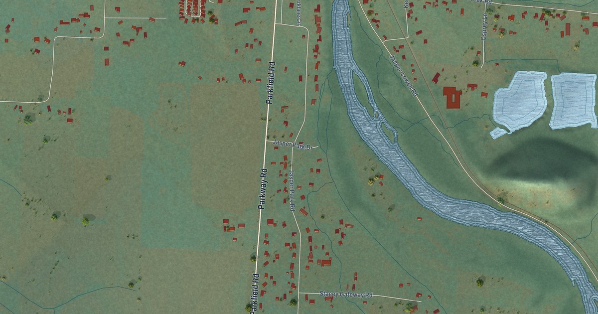 Map of Jasper, Oregon in 2026