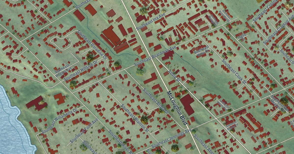 Map of Jennings Lodge, Oregon in 2026