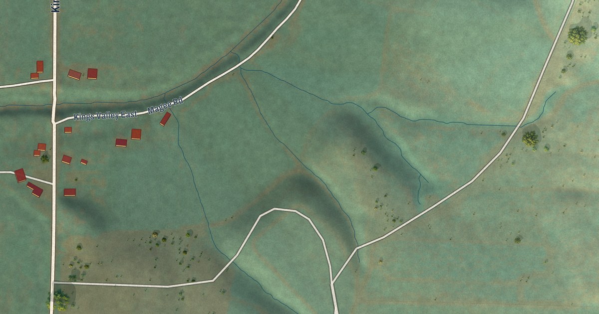 Map of Kings Valley, Oregon in 2026