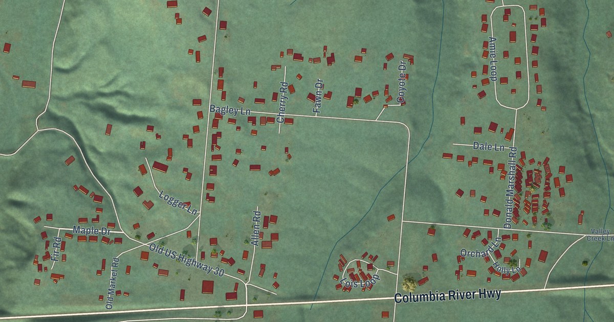 Map of Knappa, Oregon in 2026
