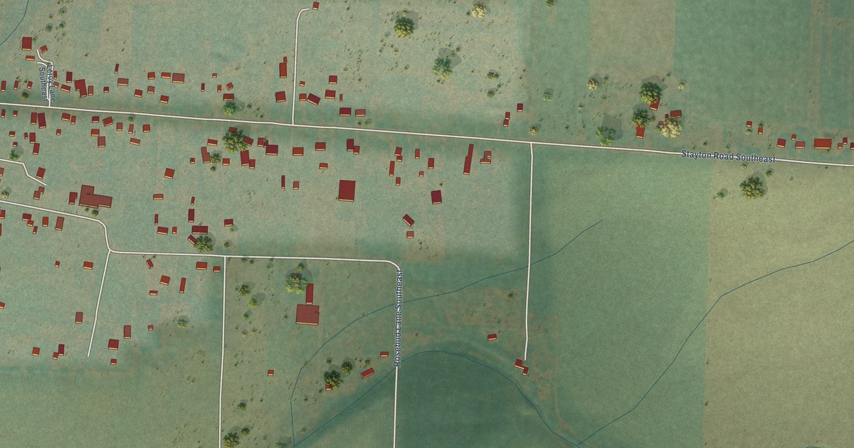 Map of Marion, Oregon in 2026