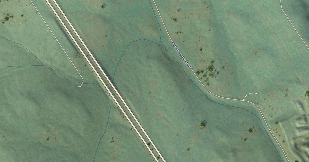 Map of Meacham, Oregon in 2026