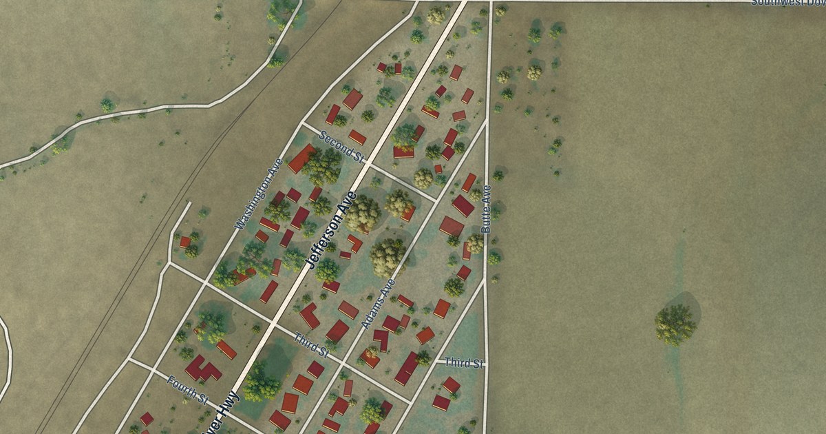 Map of Metolius, Oregon in 2026