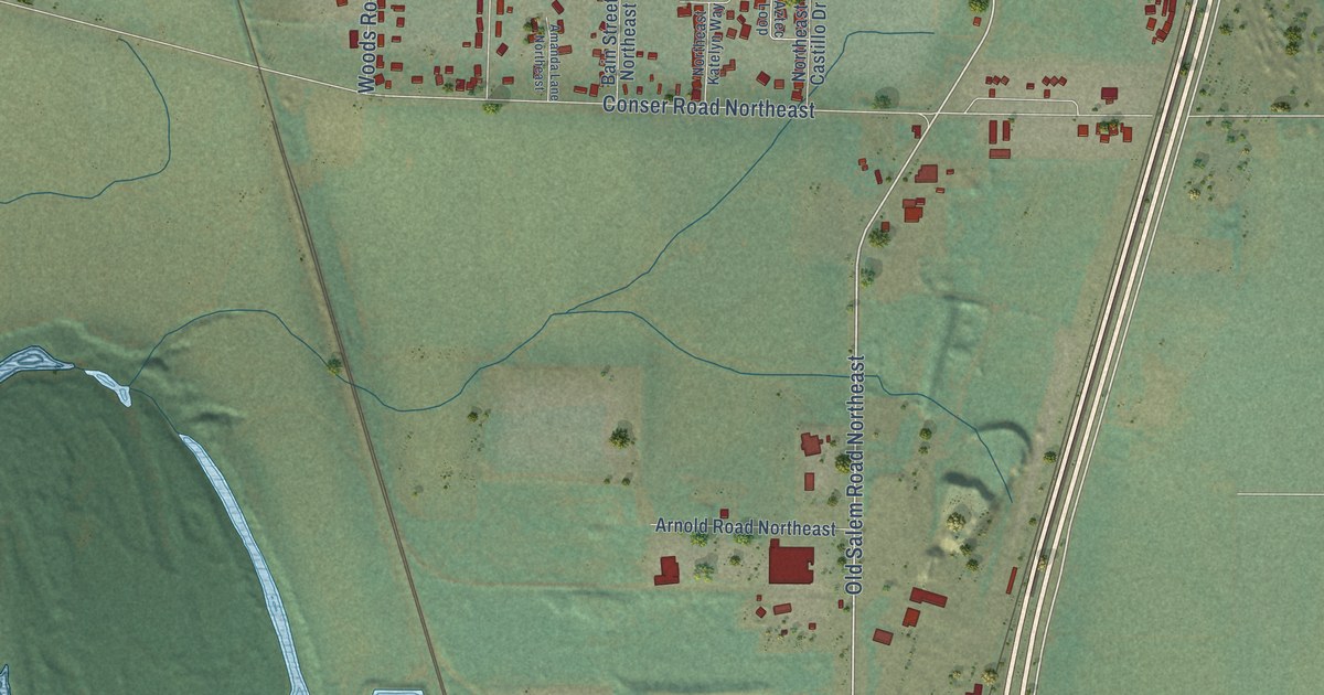 Map of Millersburg, Oregon in 2026