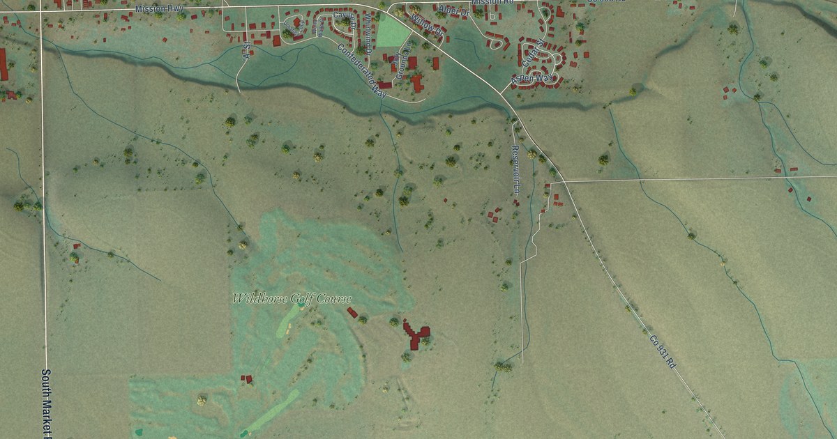 Map of Mission, Oregon in 2026