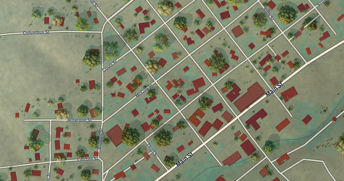 Map of Moro, Oregon in 2026