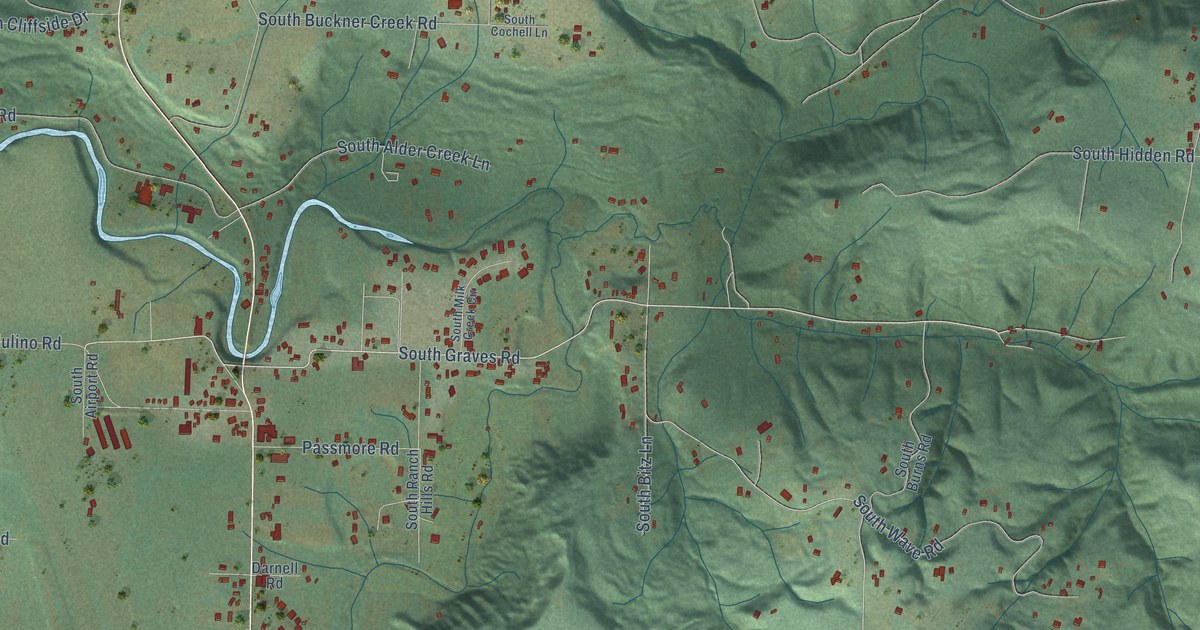 Map of Mulino, Oregon in 2026