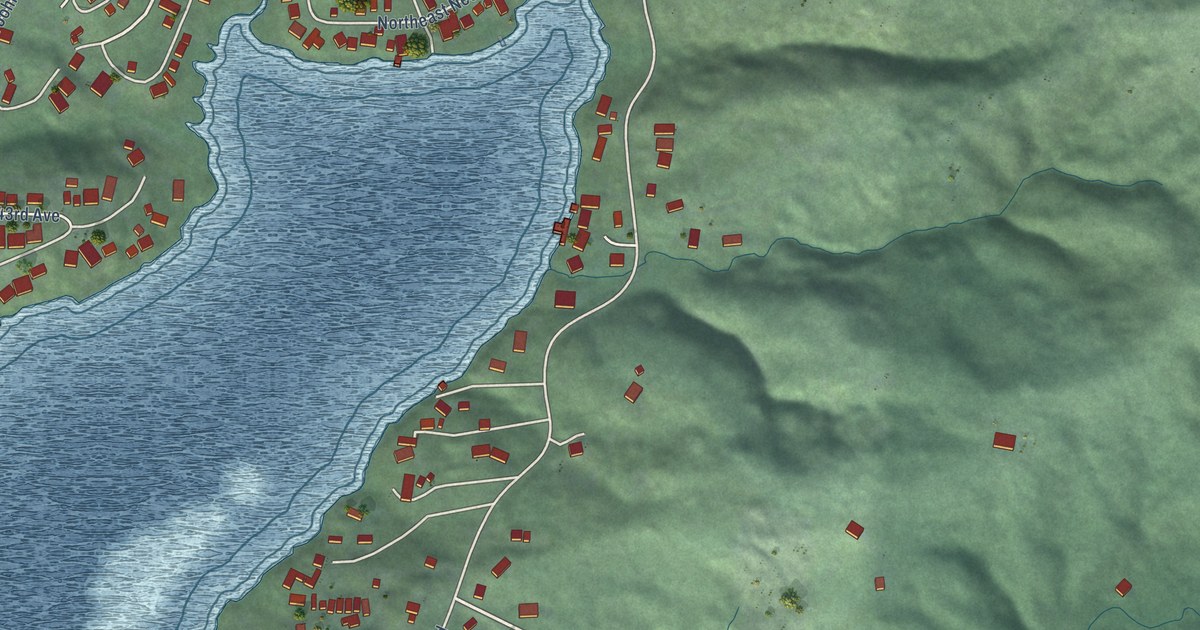 Map of Neotsu, Oregon in 2026