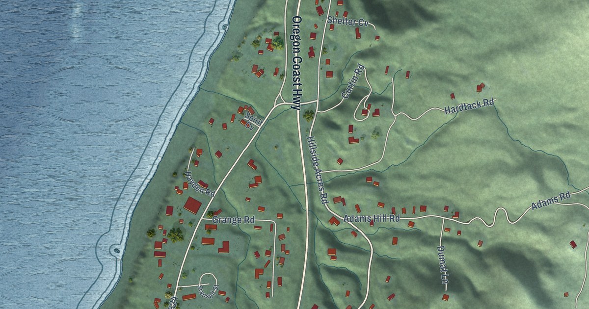 Map of Nesika Beach, Oregon in 2026