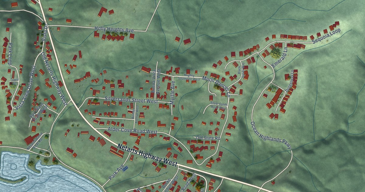 Map of Netarts, Oregon in 2026
