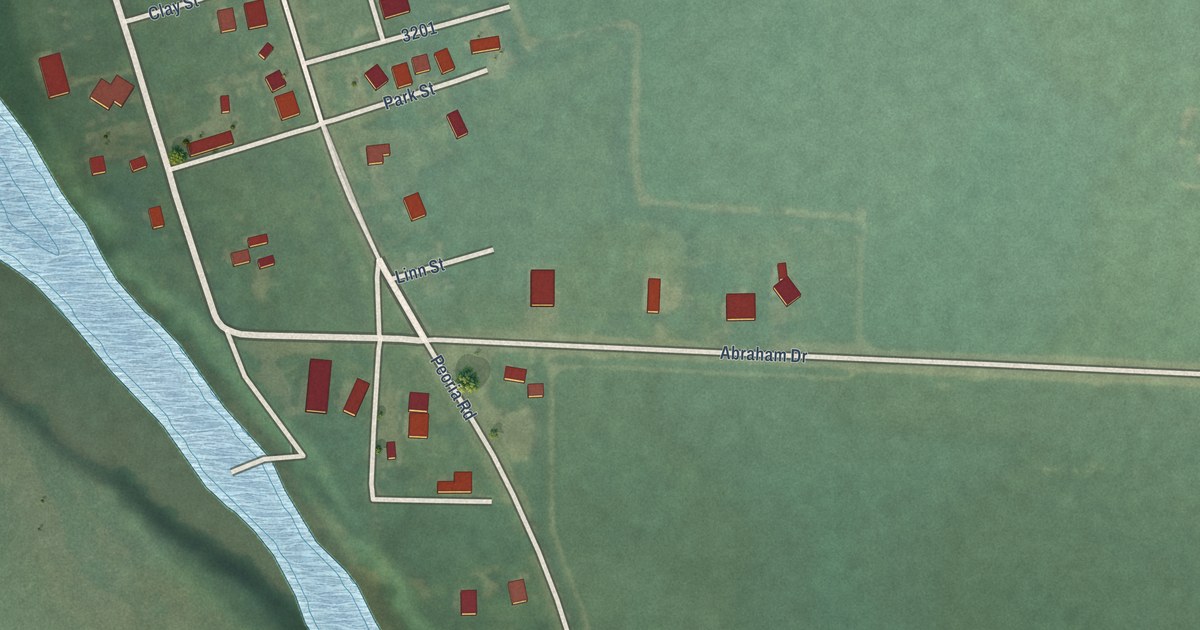 Map of Peoria, Oregon in 2026