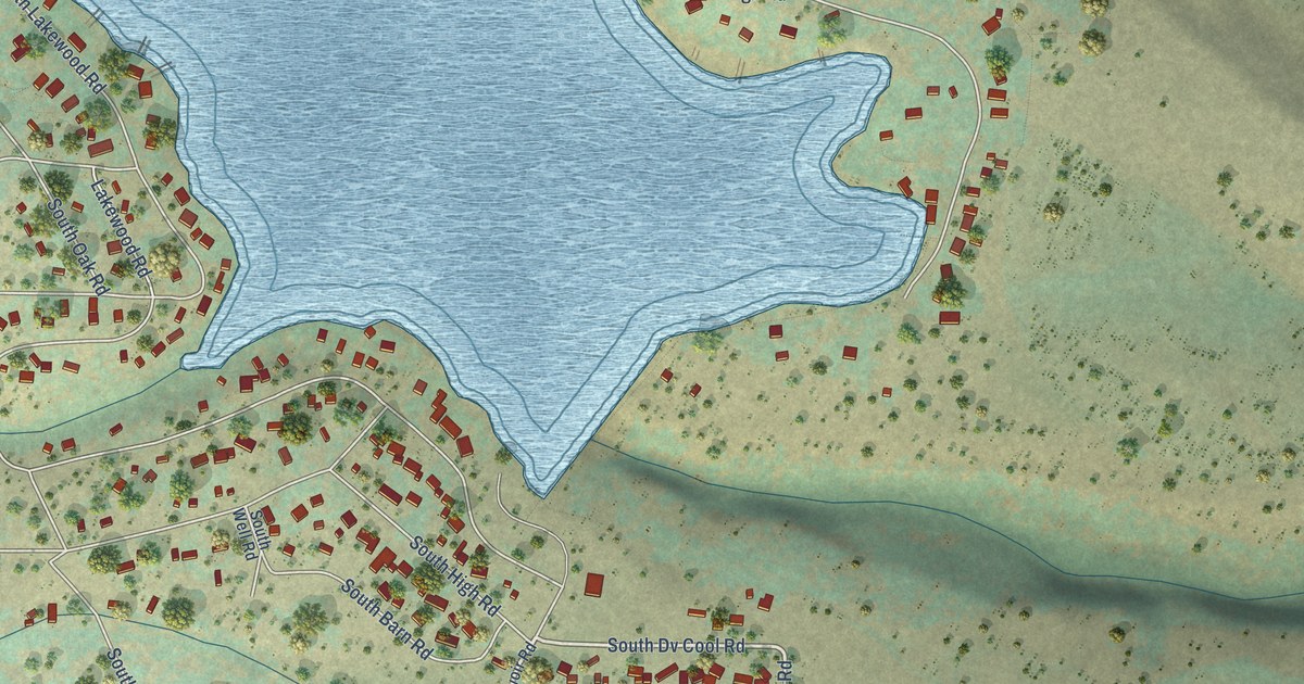 Map of Pine Hollow, Oregon in 2026
