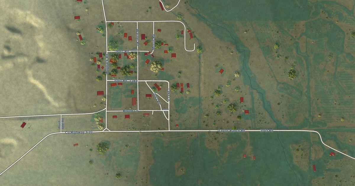 Map of Plush, Oregon in 2026