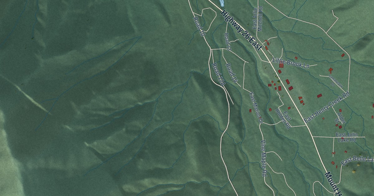 Map of Rhododendron, Oregon in 2026