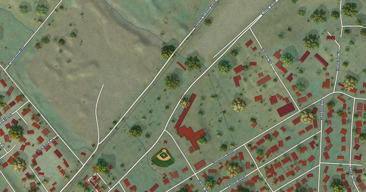 Map of Riddle, Oregon in 2026
