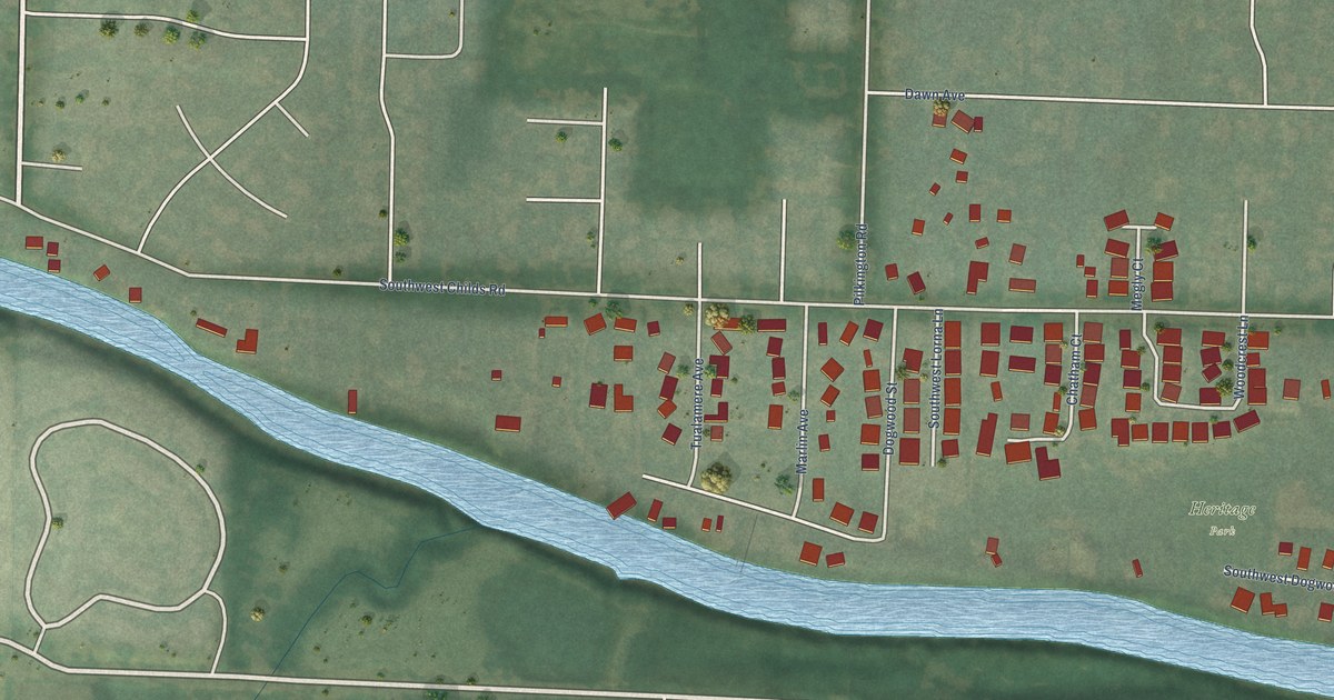 Map of Rivergrove, Oregon in 2026