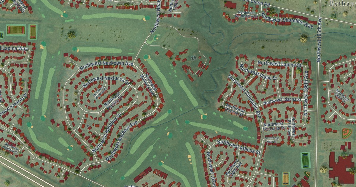 Map of Rockcreek, Oregon in 2026