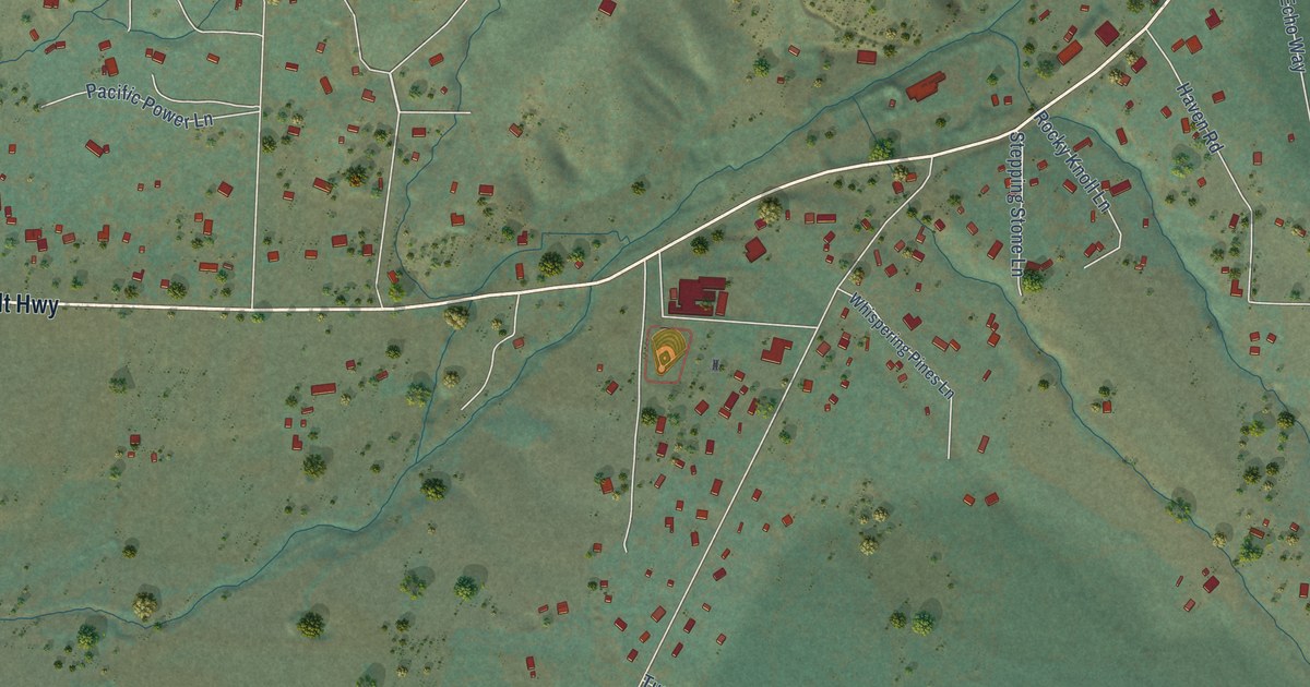 Map of Ruch, Oregon in 2026