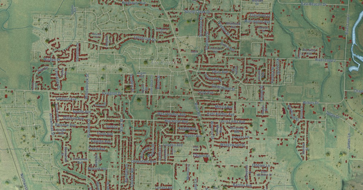 Map of Santa Clara, Oregon in 2026