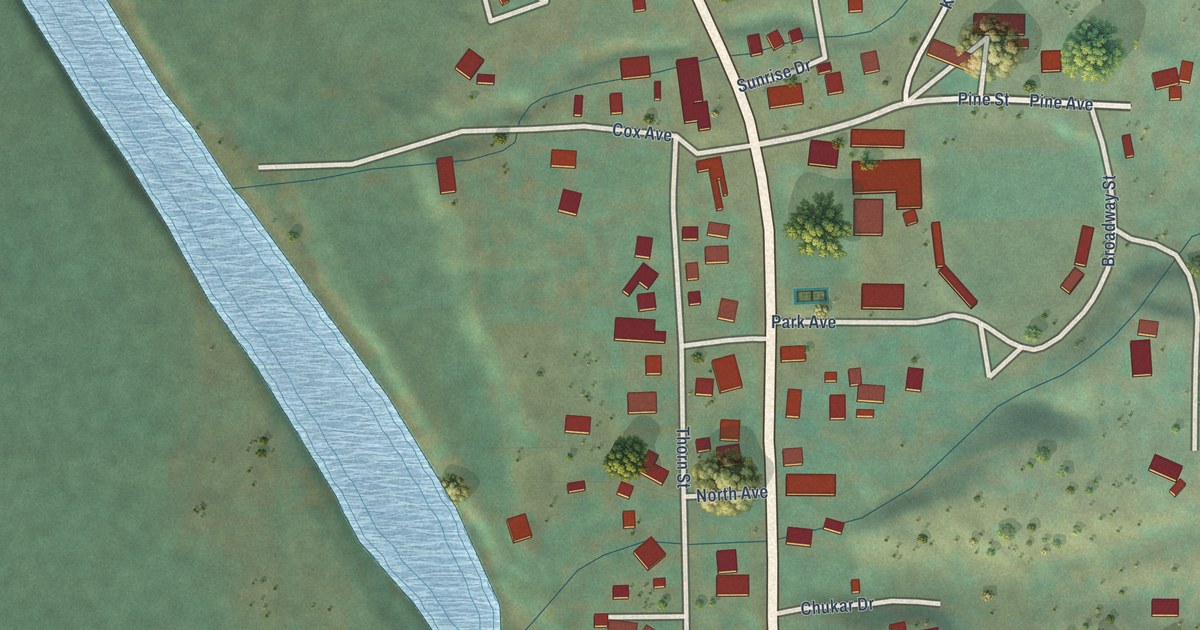 Map of Spray, Oregon in 2026