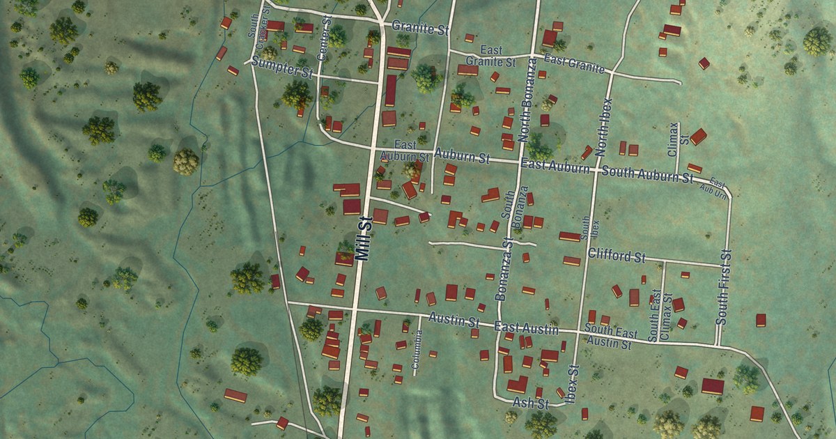 Map of Sumpter, Oregon in 2026