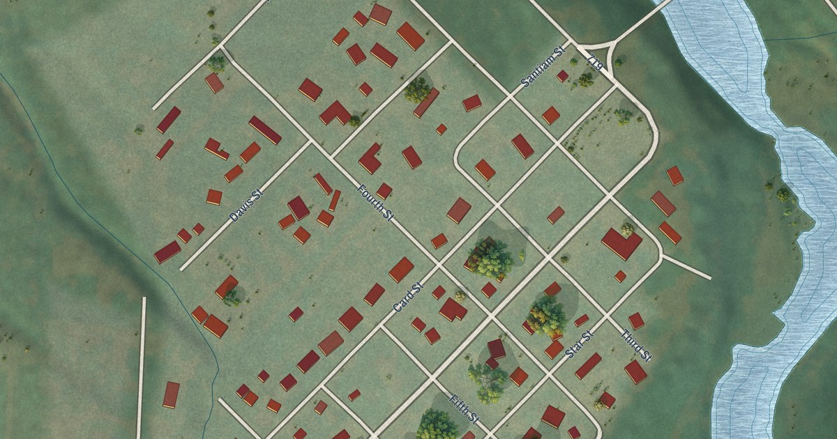 Map of Waterloo, Oregon in 2026