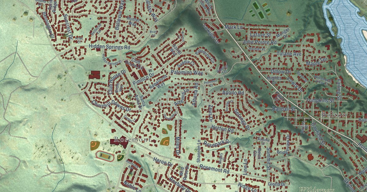Map of West Linn, Oregon in 2026