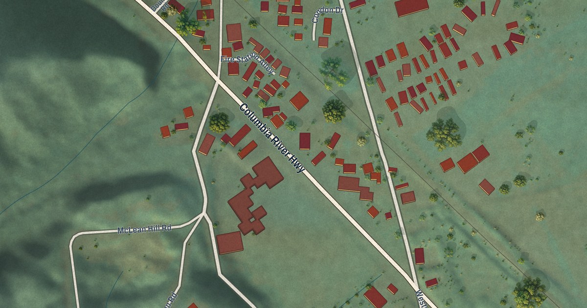 Map of Westport, Oregon in 2026