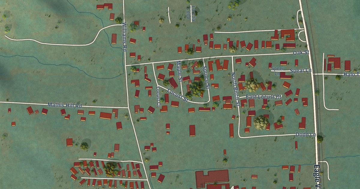 Map of Yoncalla, Oregon in 2026