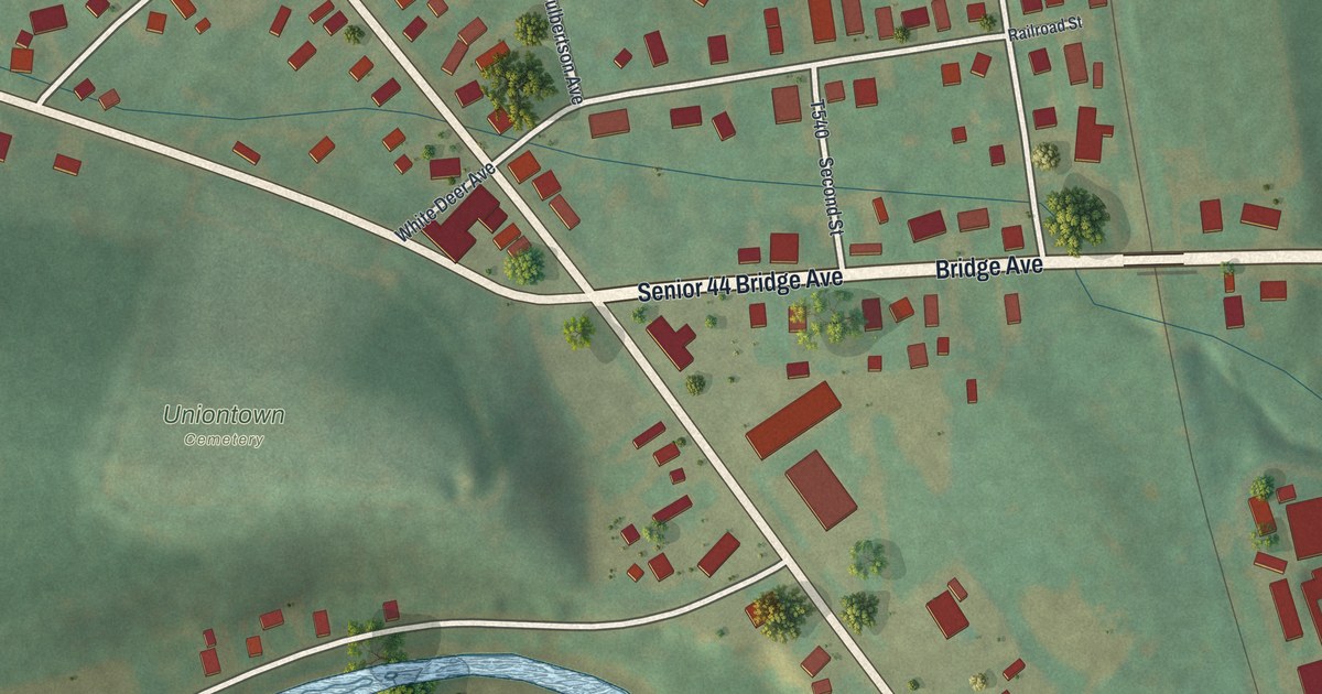 Map of Allenwood, Pennsylvania in 2026