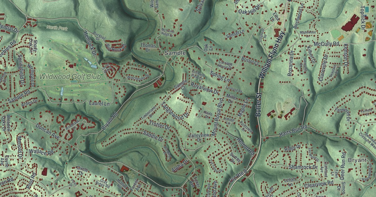 Map of Allison Park, Pennsylvania in 2026