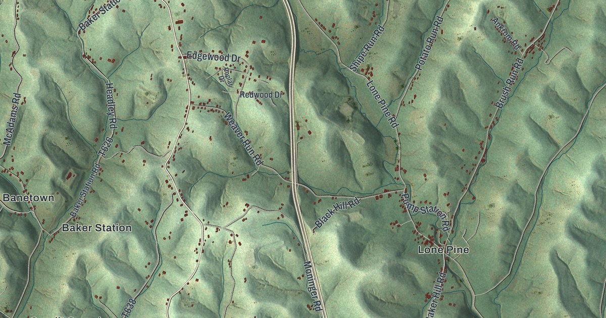 Map of Amwell, Pennsylvania in 2026